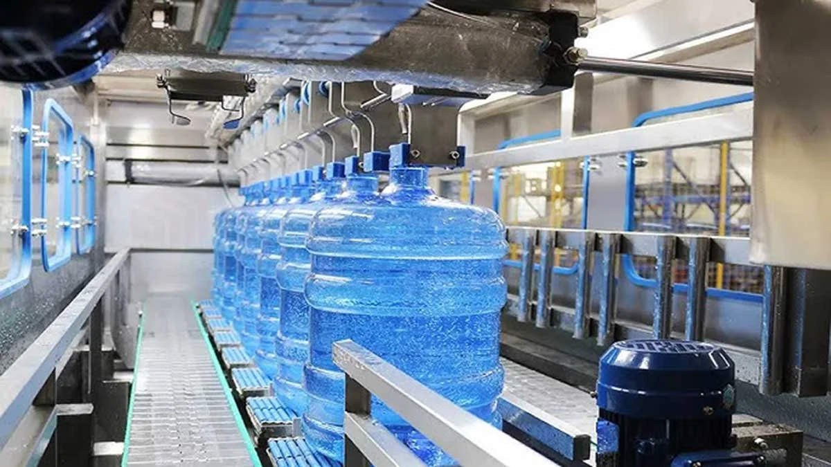 3至5加仑桶装水灌装线