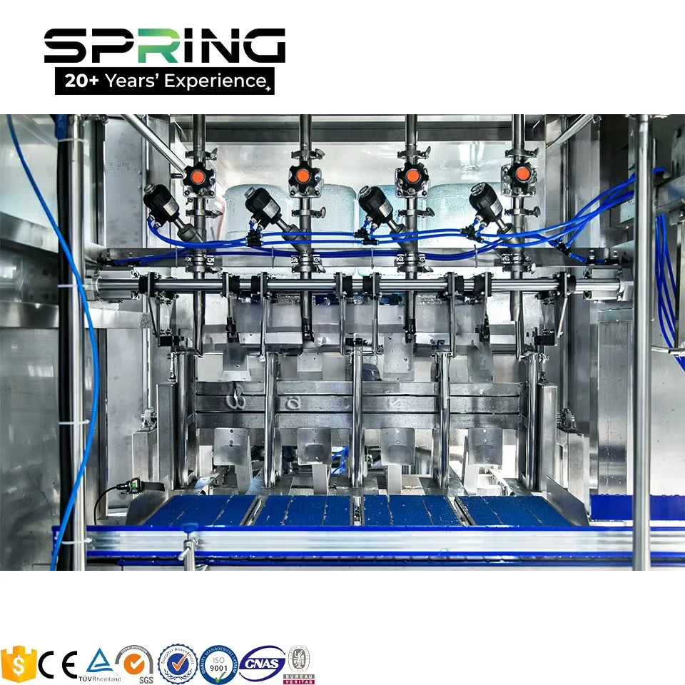 桶装 filling system detail for 5 gallon water production line